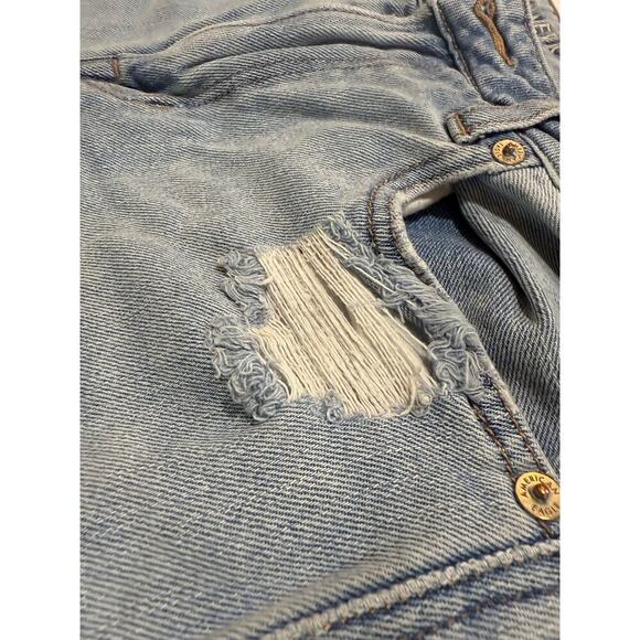American eagle womens 4 short distressed denim - Picture 4 of 6